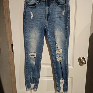 Kancan Distressed Skinny Jeans
